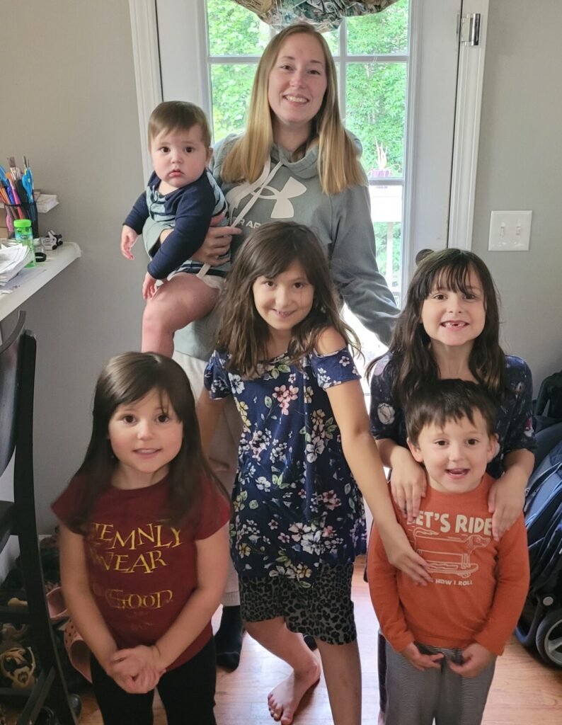 A picture of the Eaton family